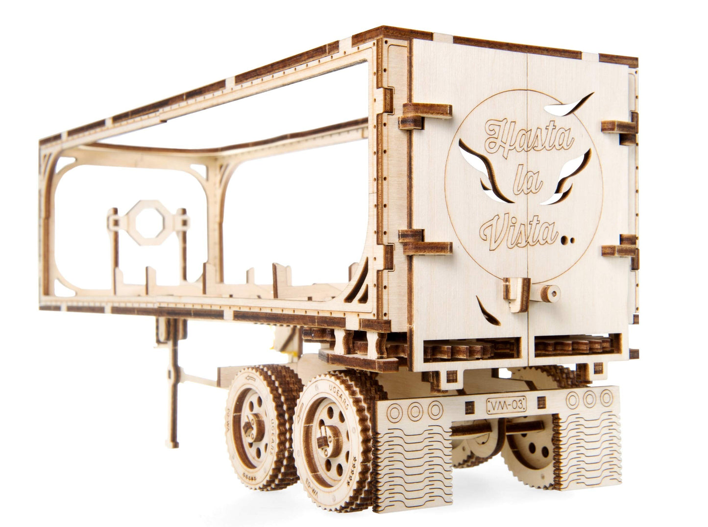 UGEARS Trailer for Heavy Boy Truck VM-03 Self-Assembling 3D Wooden Model