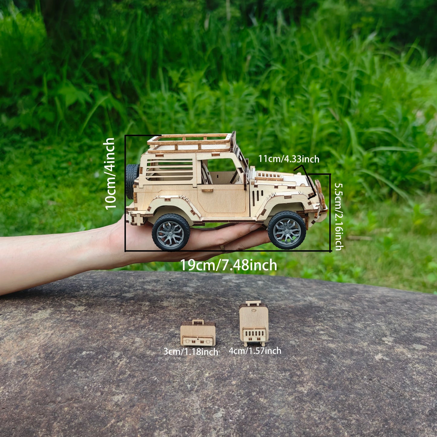 3D DIY Wooden Puzzle - Assembly, Thinking & Entertainment - Ideal Christmas, New Year & Birthday Gift