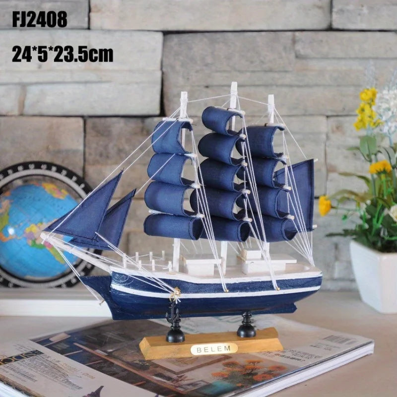DIY Wooden Scale Model Ship Assembling Building Kits Ship Model Wooden Sailing Model Assembled Kit Kid Gift