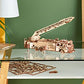 3D Wooden Puzzle - DIY 3D Puzzle Wooden Fire Truck Mechanical Model Kit with Wind Up Mechanism, Adjustable Ladder & More - 3D Puzzles for 15 yrs Above & Adults - Eco Wood Art, 439 Pieces