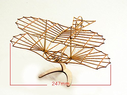 3D Wooden Puzzles Airplane DIY Otto Lilienthal Glider, Laser Cut Balsa Model Airplane Kits to Build for Adults, Perfect Wood Models Plane for Men Birthday Gift Home Decoration