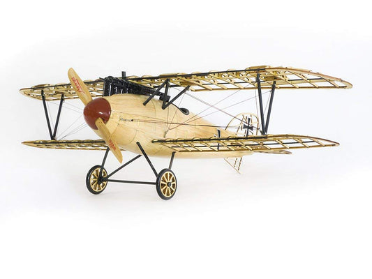 Albatross D.III Bi-Plane 3D Wooden Puzzle - Laser Cut Balsa Wood Airplane Kit to Build for Adults - Perfect Wooden Airplane Jigsaw Puzzle Aircraft Model for Men Birthday Gift