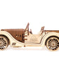 UGEARS VM-01 Roadster Vehicle – 3D Wooden car DYI – Fun Projects for Adults– 3D Mechanical Working Model Idea – Plywood Material with Transmission Integrated – Great Gift for Car Lovers