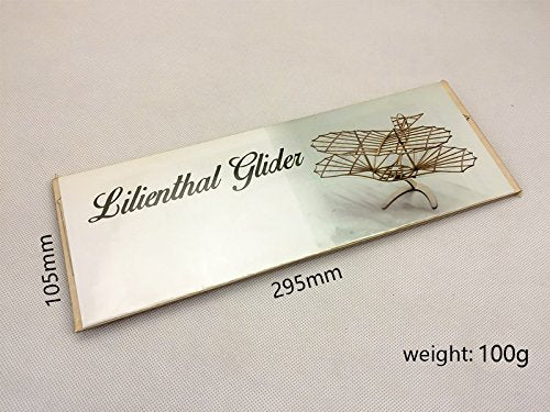 3D Wooden Puzzles Airplane DIY Otto Lilienthal Glider, Laser Cut Balsa Model Airplane Kits to Build for Adults, Perfect Wood Models Plane for Men Birthday Gift Home Decoration