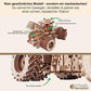EWA Eco-Wood-Art - KIROVETS K-7M Three-Dimensional Mechanical Tractor-Puzzle for Adults and Teenagers-Collection Without Glue-596 Details, Colour Nature