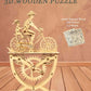 3D Puzzle for Adults, Wooden Puzzles Father Bicycle Mechanical Gear Model Building Kits, DIY Wood Crafts Unique Collection, STEM Hobbies for Women Men (Father & Son)