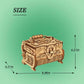 UMESEE 3D Wooden Puzzle Mechanical Treasure Box with Music, Wood Creative Assembly Model Building Kits to Build for Adults and Teens, DIY Wooden Puzzle Hobbies Projects Gift for Man Women