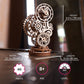 Ugears Steampunk Clock 3D Wooden Puzzle - Mechanical Wooden Clock - Adult Model Kits for Christmas and New Year - Magnificent Home Decoration