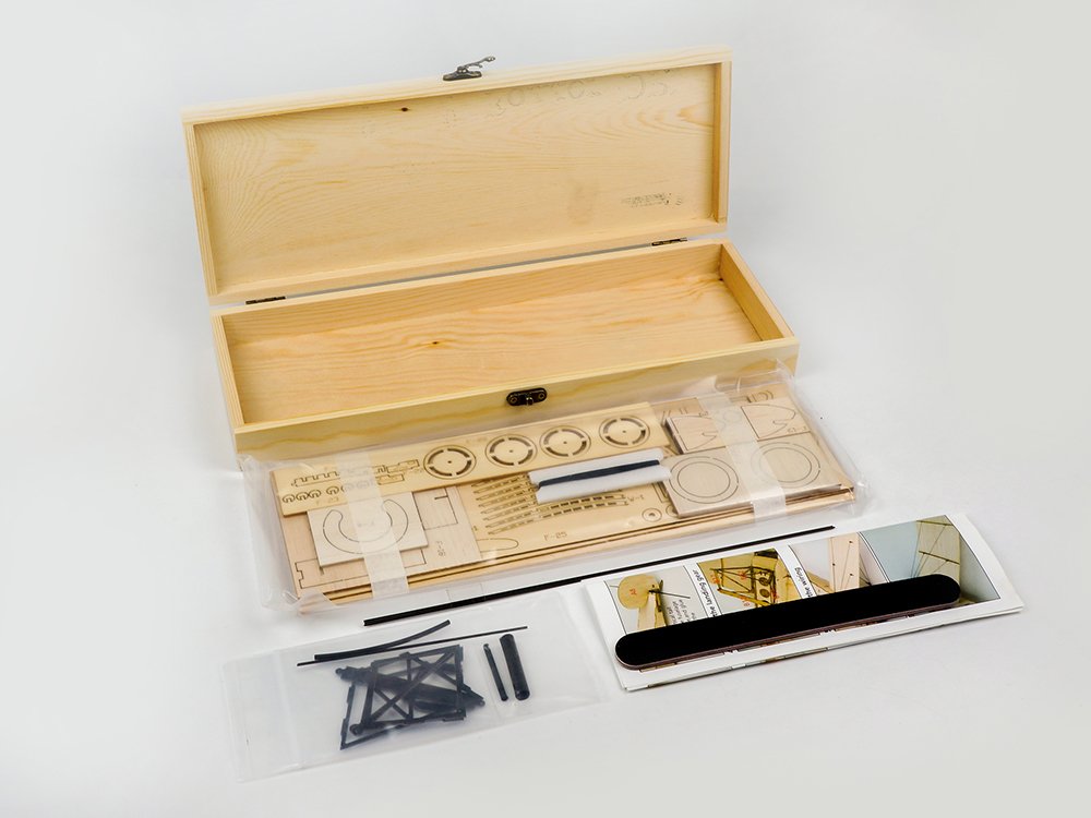 3D Wooden Puzzles DIY Fokker DR1 Triplane Model Aircraft Kit, Laser Cut Balsa Wood Model Airplane Kits to Build for Adults, WW1 Wooden Models Airplane Jigsaw Puzzles for Home Decoration Birthday Gift