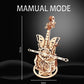 3D Wooden Puzzle for Adults - Cool Cello Music Box DIY Model for Adults to Build Wood Crafts Mechanical Puzzle Building Kits for Kids Age 14+Years Old