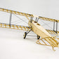 Viloga 3D Wooden Puzzles DIY Tiger Moth Bi-Plane Vintage Airplane Model Kit, Laser Cut Balsa Wood Model Aircraft Kits to Build for Adults