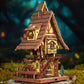 ROKR 3D Wooden Puzzles for Adults, Cuckoo Clock Model Kit, Room Home Decor DIY Watch Making Kit Functional Mechanical Building Toys, Hobbies Birthday Christmas Day Gifts for Men Women 14+