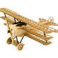3D Wooden Puzzles DIY Fokker DR1 Triplane Model Aircraft Kit, Laser Cut Balsa Wood Model Airplane Kits to Build for Adults, WW1 Wooden Models Airplane Jigsaw Puzzles for Home Decoration Birthday Gift