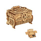 UMESEE 3D Wooden Puzzle Mechanical Treasure Box with Music, Wood Creative Assembly Model Building Kits to Build for Adults and Teens, DIY Wooden Puzzle Hobbies Projects Gift for Man Women