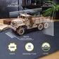 UGEARS Wooden 3D Puzzles for Adults - Cargo Truck Model Car Kits - 3D Wooden Puzzles for Adults - Hobbies for Men to Build Spring-Powered 6x6 Off-Road Vehicle Puzzle Games - 550 Pcs