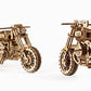 UGEARS Motorcycle with Sidecar Scrambler UGR-10 – Mechanical 3D Wooden Puzzles for Adults – DIY Model Kits for Adults with Moving Engine – Collectible Moto 3D Puzzle Model Kit - 380 Pcs