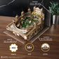 UGEARS Quidditch Pinball Machine - Harry Potter 3D Wooden Puzzles for Adults to Build Mechanical Wooden Model Kit - Working Wood Brain Teaser Pinball Game for Fathers Day - Advanced Level 402 Pcs