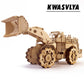 KWASVLYA 3D Wooden Puzzles,Bulldozer Model Kits, Wooden Puzzles for Adults and Teens, Educational Brain Teaser Assembly Model Car, Gifts for Christmas/Birthday