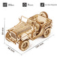 ROKR 3D Wooden Puzzle for Adults Mechanical Car Model-DIY Building Vehicle Kits-Brain Teaser Toys-Gift for Men Women on Birthday/Christmas Day (Army Field Car)