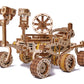 Wood Trick Mars Rover Mechanical 3D Wooden Puzzle - Rides up to 13 ft - 7.9x4.7 in - DIY Model Kit for Adults and Kids