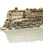 WOODEN.CITY Wooden Express with Rails 3D Wooden Puzzles for Adults – Build Your Own Express Train with Rubber‑Band Motor – Self‑Assembly Model, DIY Gift for Adults and Teens