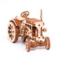 WOODEN.CITY Tractor 3D Wooden Puzzle Kit – Mechanical Farm Tractor Model for Adults & Teens, 148-Piece DIY Kit with Moving Wheels, Made in EU