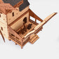 Wooden Mill-Hybrid Medieval Windmill, Watermill, Blacksmith Workshop -3D Wooden Puzzles for Adults to Build - Engineering DIY Mechanical Model Kit, 352PCS - Assembly Time 9H