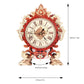 Jollitot 3D Puzzles for Adults Flame Flower Wall Clock Wooden Model DIY Kit Puzzle Clock Birthday Gifts for Men Woman Home Decor Christmas