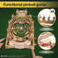 UGEARS Quidditch Pinball Machine - Harry Potter 3D Wooden Puzzles for Adults to Build Mechanical Wooden Model Kit - Working Wood Brain Teaser Pinball Game for Fathers Day - Advanced Level 402 Pcs
