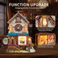 STRUCWOOD 3D Wooden Puzzles - Miniature Cuckoo Clock House Kit, DIY Wooden Building Set for Adults and Teens, Mini Model Kit with 3-Mode Touch Switch - Cuckoo House (SQ-61)