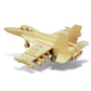 Puzzled F-18 Hornet 3D Puzzle Airplane Model Wood Building Kit - 3D Model Airplane Building Kit for Kids and Adults, Fun Educational Model Plane Kit to Paint and Build Craft 3D Model Kit - 47 Pieces
