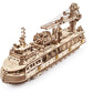 UGEARS 3D Puzzles Research Vessel - DIY Model Ship 3D Idea - Unique and Creative Wooden Mechanical Models - Self Assembly Woodcraft Construction Kits
