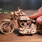 WOODEN.CITY Cruiser V-Twin Motorcycle 3D Puzzles for Adults - Wooden Model Kits to Build - Interactive Wooden Puzzle Motorcycle Kit - Hobbies for Men
