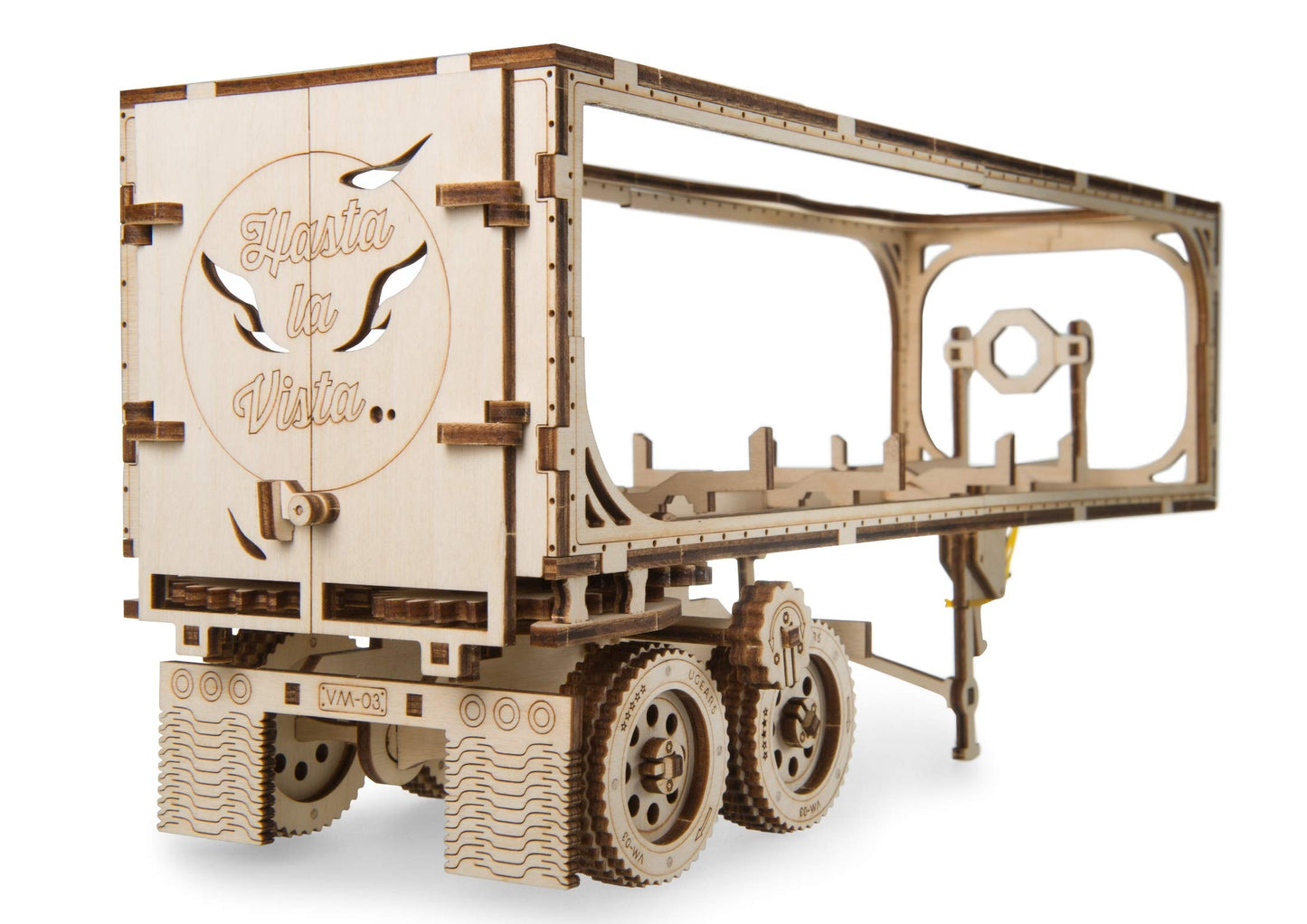 UGEARS Trailer for Heavy Boy Truck VM-03 Self-Assembling 3D Wooden Model