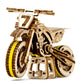 WOODEN.CITY Motocross 3D Puzzle for Adults - Hobby Kit to Build Your Own Wooden Bike - 3D Model Motorcycle Kit - Wood Model Kit