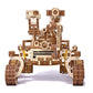 Wood Trick Mars Rover Mechanical 3D Wooden Puzzle - Rides up to 13 ft - 7.9x4.7 in - DIY Model Kit for Adults and Kids