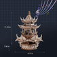 3D Puzzles for Adults, Wooden 3D Puzzle Model Lotus Pavilion Music Box Toys Building Kits, DIY Wood Crafts Cool Toy Hobbies for Men Women, Creative Assembly Gifts