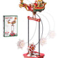 ROKR 3D Wooden Puzzle Santa on Sleigh Gravity Swing Series Wooden Model Kits DIY Dynamic Balance Christmas Decor,Mechanical Model Building Kit, for Teens and Adults