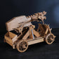 YAQUMW Mini Dragon Ballista Ancient Missile Launcher China Three Kingdoms Chariot Wooden Catapult DIY 3D Puzzles Model Kits STEM Projects Tabletop Toys
