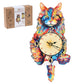 Rnfinewow 3D Wooden Puzzles for Adults, Maine Coon Cat Clock DIY Kit, Beginner 22 Pcs Wooden Puzzles, Creative Gift Ideas for Adults Teens