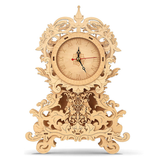 LCOCWMY 3D Wooden Puzzles for Adults DIY Clock Model Building Kits Educational Brain Teaser Puzzles, Crafts Mechanical Clock 8+ and Above, Festival Gifts