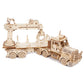 3D Wooden Puzzle for Adults, Wooden Mechanical Truck Crane Puzzles, DIY Model Building Kit Handicraft Wood Craft Hobbies Toy, Birthday for Hobbyist Teens Family Women Men, 428 Pieces