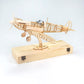 3D Wooden Puzzles DIY Spitfire Fighter Model Aircraft 1:25, Laser Cut Balsa Wood Model Airplane Kits to Build for Adults, Wooden Models Airplane Jigsaw Puzzles for Home Decoration Birthday Gift