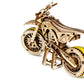 WOODEN.CITY Motocross 3D Puzzle for Adults - Hobby Kit to Build Your Own Wooden Bike - 3D Model Motorcycle Kit - Wood Model Kit