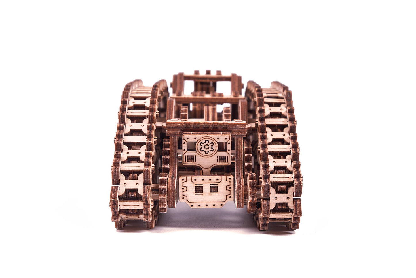 Wood Trick Steam Tank 3D Wooden Puzzles for Adults and Kids to Build - Rides up to 8 ft - Engineering DIY Mechanical Wood Model Kit