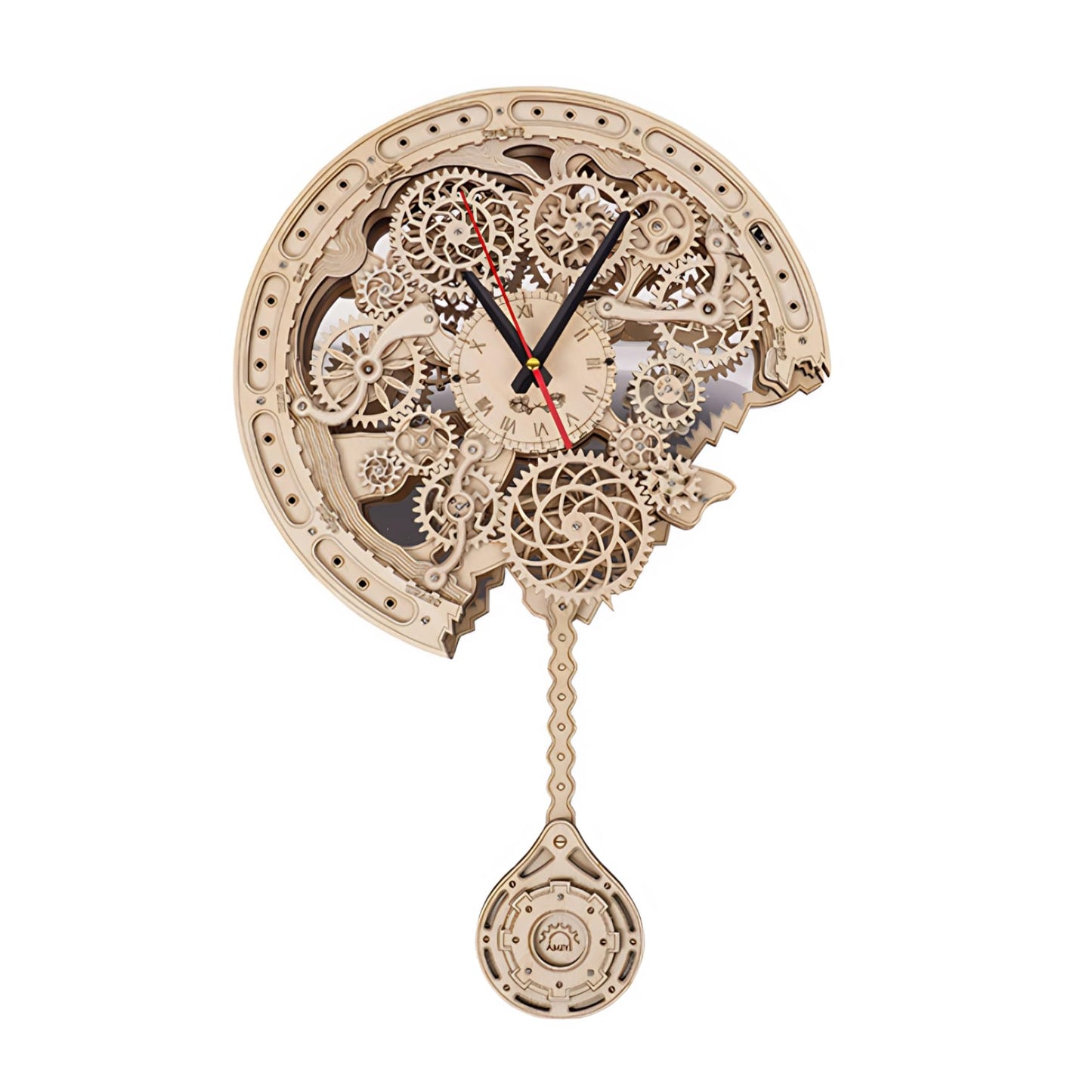 Gueiddi Wooden 3D Puzzles for Adults, Rompecabezas 3D Wooden Puzzles House Warming Gift Hobby Kit Stem Toy Home Decor (Clock)