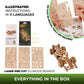UGEARS Wooden 3D Puzzle Compact Racer Model Kit Craft for Adults Easy DIY Miniature Wooden Model 90 Pcs