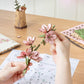 Rowood 3D Puzzles for Adults,DIY Wooden Cherry Blossom Bonsai Tree Botanical Collection Building Craft Kits for Women,Christmas/Birthday Gift- Sakura