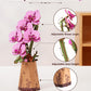 rowood Wooden Flower,3D Puzzles for Adults,Artifical Flower Botanical Collection Building Craft Kit,Mother's Day/Valentine's Day Purple Moth Orchid