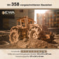 EWA 3D Mechanical Wooden Model - DIY Tractor with Start-Stop System, Inline-Six Engine & More - 3D Wooden Puzzle for 15 yrs Above & Adults - Eco Wood Art, 596 Piece